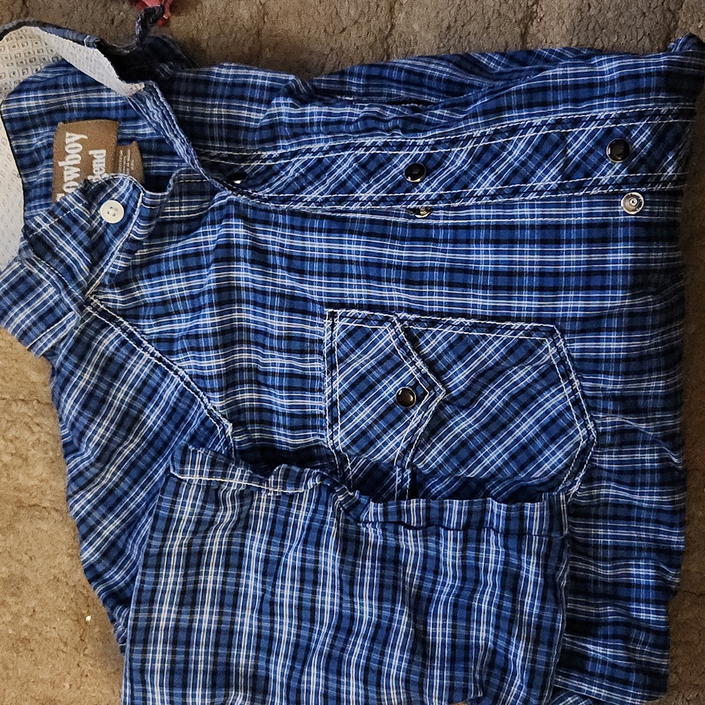 Men's XXL Snap Down Short Sleeve Shirt